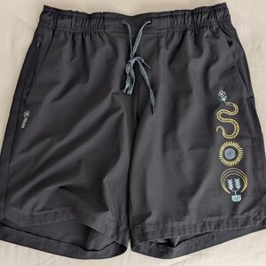 Roark Black Men's Serrano 8" Shorts